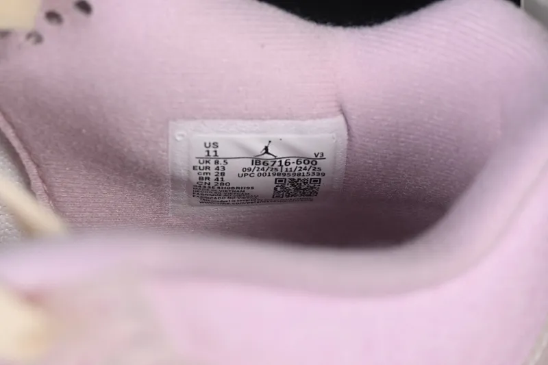 All categories Air Jordan Jordan series basketball shoes Air Jordan 4 Air Jordan 4 Retro "Iced Carmine" AJ4 Jordan 4 denim ice plum powder replica basketball shoes IB6716-600